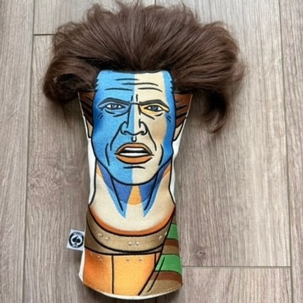 Pins & Aces William Wallace Braveheart Golf Driver Headcover Blue War Paint Hair